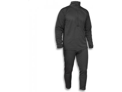 Komplet termo fleece černý Level 2 generace III TEESAR (Vyberte velikost M)