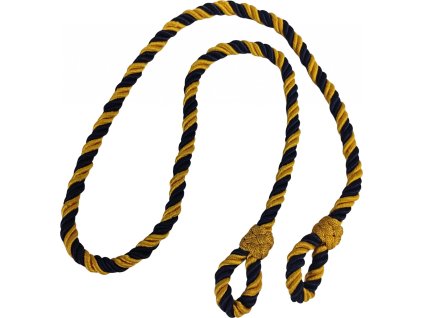 Šňůra slavnostní na uniformu zlato-modrá HZS ČR