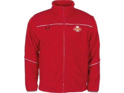 Mikina britská fleece bunda Royal Mail červená (Velikost S)