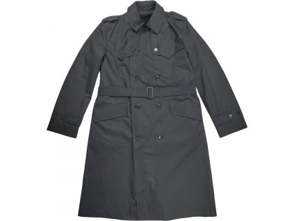 Plášť nepromokavý dvouřadý černý Nizozemsko (Velikost 43 (kabát s opaskem bez vložky))