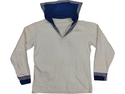 Košile bílá s límcem sovětské námořnictvo VMF (Velikost 44-2 (164-88) použitá)