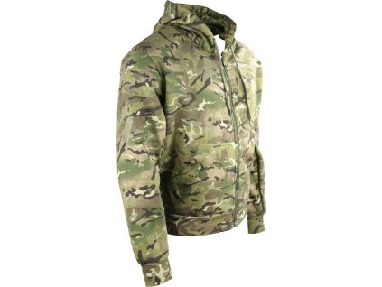 Mikina s kapucí na zip BTP MultiCam Kombat® (Velikost 3XL)