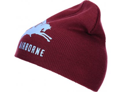 Kulich zimní bordo British Airborne Pegasus jemný úplet