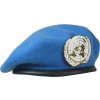 Baret BW světle modrý s odznakem OSN (Velikost 53)