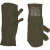 Rukavice tříprsté vnitřní vlněná vložka US oliv originál (Velikost Medium)