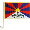 Praporek Tibet s držákem na auto