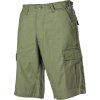 Bermudy bavlněné zelené US BDU RipStop OD Green MFH® 01512B (Vyberte velikost S)