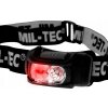 Čelovka svítilna 4LED čelová Mil-Tec® černá