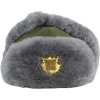 Beranice (ušanka) čepice 97 zimní šedá kožešina originál AČR (Velikost 59)