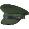 Čepice 97 večerní zelená se zlatovými knoflíky brigadýrka AČR originál (Velikost 60)