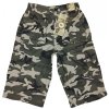 Bermudy bavlněné kraťasy pod kolena Loshan® Safari Camo (Velikost 30)