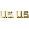 Odznak US límcový zlatý