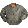 Bunda MA1 oboustranná Bomber Jacket Mil-Tec® zelená-oranžová (Vyberte velikost XL)