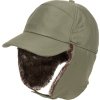 Čepice zimní ušanka s kšiltem a kožešinou FoX® Outdoor Oliv