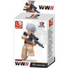 Lego Sluban - voják válečník WWII (Varianta náhodný výběr)