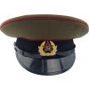 Brigadýrka oliv Rusko černý lem plastový podbradník (Velikost 57)