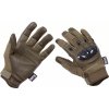 Rukavice taktické Mission Coyote s kloubními chrániči MFH® Professional (Velikost M)