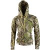 Mikina s kapucí na zip English Hedgerow® lesní maskování Kombat® Tactical (Velikost S)