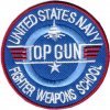 Nášivka US NAVY TOP GUN D-56 suchý zip