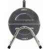 Gril na dřevěné uhlí Double 2x 38cm cestovní Camping BBQ Cattara