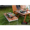 Gril na dřevěné uhlí Double 2x 38cm cestovní Camping BBQ Cattara