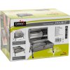 Gril na dřevěné uhlí Double 2x 38cm cestovní Camping BBQ Cattara