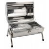 Gril na dřevěné uhlí Double 2x 38cm cestovní Camping BBQ Cattara