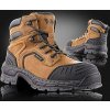 Boty kotníkové VM® Winnipeg celokožené s membránou Free-Tex® Outdoor hnědé (Velikost 40)