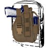 Pouzdro na pistoli hnědé Molle Gun Holster CMG® Coyote