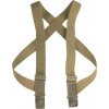 Šle elastické kšandy s háčky hnědé model US M-1950 Suspenders Coyote Mil-Tec® 13189005