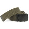 Opasek kalhotový bavlna zelený NL Waist Belt OD Green Holandsko originál použitý