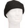 Kulich vlněný černý hrubý úplet s ohrnutím US Wool Watch Cap Mil-Tec® 12140002