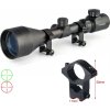 Puškohled 3-9 x 56 EG zoom Rifle Scope montáž 11 mm podsvícený kříž