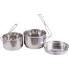 Ešus třídílný nerezový CZ Stainless Steel Mess Kit 3-Piece Mil-Tec® 91464260