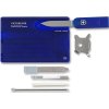 Victorinox SwissCard Quattro multifunkční karta na přežití modrá 0.7222.T2