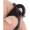 Taktická klíčenka 2" s karabinou Velcro černá