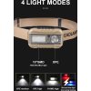 Čelovka LED nabíjecí USB Nakida® HL-04