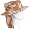 Klobouk s chráničem zátylku Combat Jungle Velká Británie Desert DPM originál nový (Velikost 58)