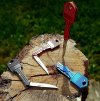 Nůž zavírací ve tvaru klíče EDC Keychain Knife (EKC512) (Barva Zelený)