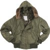 Bunda N2B Aljaška Olive Drab Basic Flight Jacket zelená Mil-Tec® (Vyberte velikost S Basic)