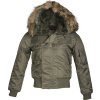 Bunda N2B Aljaška Olive Drab Basic Flight Jacket zelená Mil-Tec® (Vyberte velikost S Basic)
