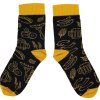 Ponožky Bennonky Bennon černé/žluté (Velikost 36-38)