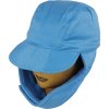 Čepice zimní ušanka světle modrá OSN Belgie (Velikost S (54-55 cm))