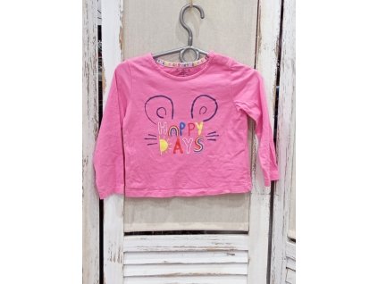Dívčí tričko velikost 18 až 24 měsíců designet