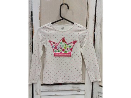 Dívčí tričko velikost 110/116 h&m