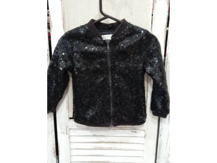 Dívčí jarní bunda s flitry velikost 98 H&M