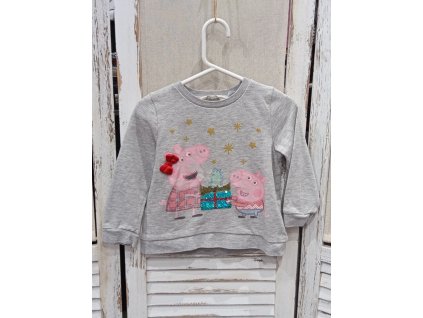 Dívčí mikina velikost 104 h&m Prasátko Peppa