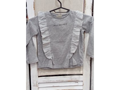 Dívčí tričko dlouhý rukáv velikost 104 Zara