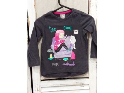 Dívčí tričko dlouhý rukáv velikost 110 Little Kids
