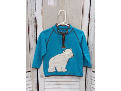 Chlapecká mikina velikost 92/98 bez kapuci